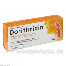 DORITHRICIN Halstabletten, 40 ST – PZN 8997056 из Германии