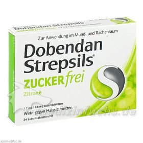 DOBENDAN Strepsils z.fr..Zitr.1,2/0,6mg Lutschtab., 24 ST – PZN 9097076 из Германии