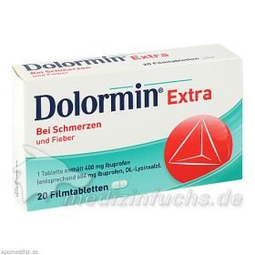 Dolormin extra, 20 ST – PZN 91089 из Германии