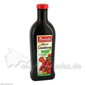 Donath Cranberry ungesüßt Bio Vollfrucht, 500 ML – PZN 9781246 из Германии