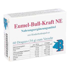 Eumel Bull Kraft Ne Dragees (60 stk) – PZN 1248400 из Германии