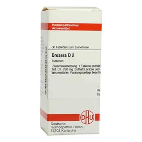 Drosera D 2 Tabletten (80 stk) – PZN 2629819 из Германии