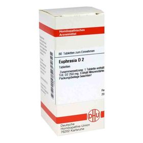 Euphrasia D 2 Tabletten (80 stk) – PZN 2630107 из Германии