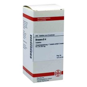 Drosera D 4 Tabletten (200 stk) – PZN 2898040 из Германии