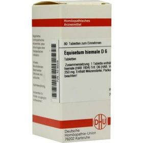 Equisetum Hiemale D 6 Tabletten (80 stk) – PZN 4216228 из Германии