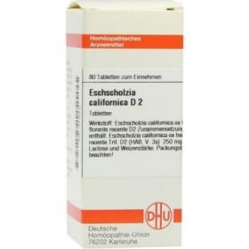 Eschscholzia D 2 Tabletten (80 stk) – PZN 4216292 из Германии