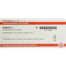 Drosera D 4 Ampullen (10X1 ml) – PZN 7166620 из Германии