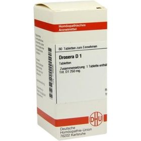 Drosera D 1 Tabletten (80 stk) – PZN 7166695 из Германии