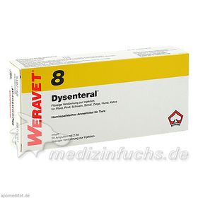 DYSENTERAL 8 Ampullen vet., 20X2 ML – PZN 101020 из Германии