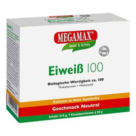 Eiweiss 100 Neutral Megamax Pulver (7X30 g) – PZN 10133630 из Германии