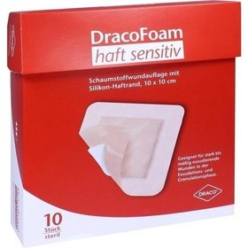 DracoFoam haft sensitiv Schaumst. 10x10cm, 10 ST – PZN 10342115 из Германии