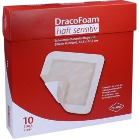 DracoFoam haft sensitiv Schaumst. 12.5x12.5cm, 10 ST – PZN 10342144 из Германии