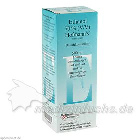 Ethanol 70% (V/V) Hofmann's, 500 ML – PZN 1038884 из Германии