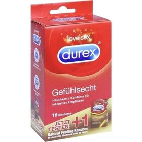 DUREX Gefühlsecht Kondome, 16 ST – PZN 10404862 из Германии