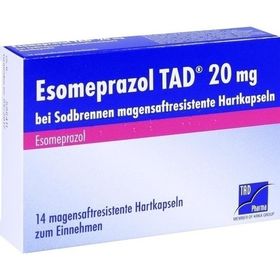 Esomeprazol TAD 20mg bei Sodbrennen, 14 ST – PZN 10963389 из Германии