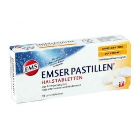 Emser Pastillen ohne Menthol zuckerfrei (30 stk) – PZN 11108002 из Германии
