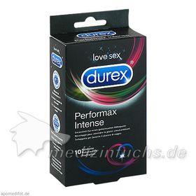 DUREX Performax Intense Kondome, 10 ST – PZN 1154308 из Германии