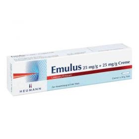 Emulus 25 mg/g + 25 mg/g Creme (30 g) – PZN 11562126 из Германии