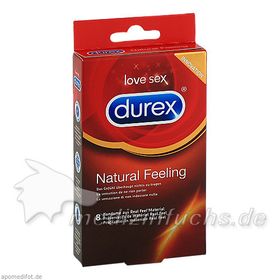 DUREX Natural Feeling Kondome, 8 ST – PZN 1297261 из Германии