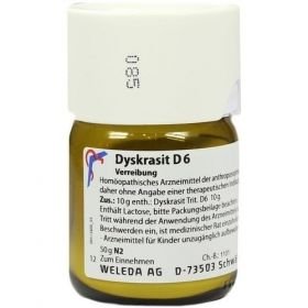 DYSKRASIT D 6, 50 G – PZN 1616080 из Германии