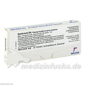 DYSKRASIT D 6, 8X1 ML – PZN 1621661 из Германии