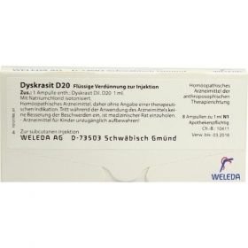 DYSKRASIT D20, 8X1 ML – PZN 1621684 из Германии
