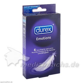 DUREX Emotions Kondome, 6 ST – PZN 2188976 из Германии
