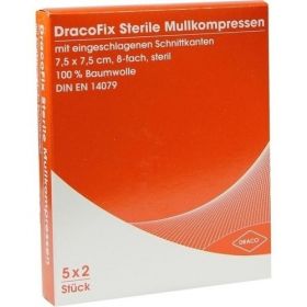 DRACOFIX PEEL KOM steril 7.5X7.5 8fach, 5X2 ST – PZN 2358697 из Германии