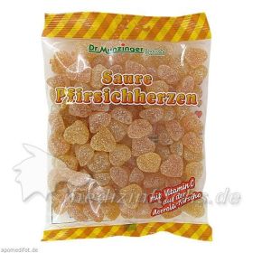 DR. MUNZINGER Saure Pfirsichherzen mit Vitamin C, 250 G – PZN 3828395 из Германии