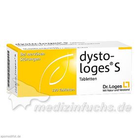 DYSTO LOGES S Tabletten, 100 ST – PZN 4812338 из Германии