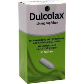 Dulcolax Suppositorien, 30 ST – PZN 7100851 из Германии