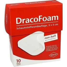 DracoFoam Schaumstoff Wundauflage 5x5cm, 10 ST – PZN 7415075 из Германии