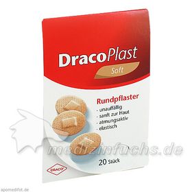DracoPlast Soft hautf. rund 2.2cm, 20 ST – PZN 9513563 из Германии