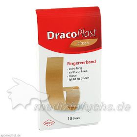 Dracoplast Fingerstrips 12x2cm elastic, 10 ST – PZN 9920883 из Германии
