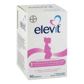 Elevit 1 Kinderwunsch & Schwangerschaft Tabletten (90 stk) – PZN 11677817 из Германии
