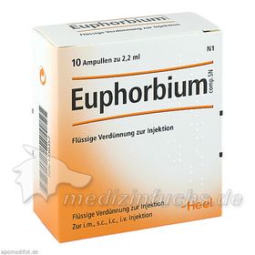 Euphorbium comp. SN, 10 ST – PZN 1230357 из Германии