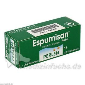 Espumisan Perlen, 100 ST – PZN 1320445 из Германии
