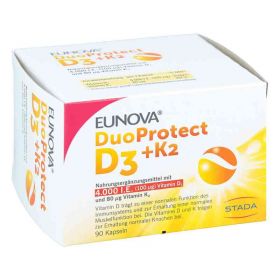 Eunova Duoprotect D3+k2 4000 I.e./80 [my]g Kapseln (90 stk) – PZN 14133561 из Германии