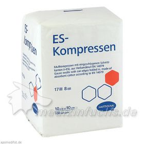 ES-KOMPR UNST 10X10 8F, 100 ST – PZN 1447223 из Германии