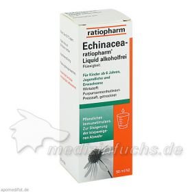 Echinacea-ratiopharm Liquid alkoholfrei, 50 ML – PZN 1581944 из Германии