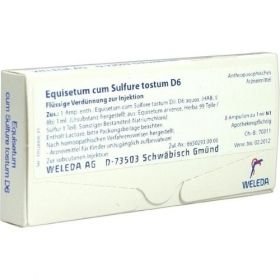 EQUISETUM C SULF TOST D 6, 8X1 ML – PZN 1621945 из Германии