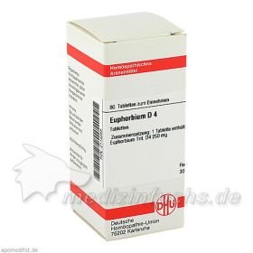 EUPHORBIUM D 4, 80 ST – PZN 2114268 из Германии