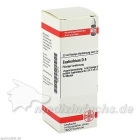 EUPHORBIUM D 4, 20 ML – PZN 2114274 из Германии
