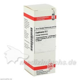 EUPHRASIA D 2, 20 ML – PZN 2114357 из Германии