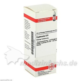 EUPHRASIA D 6, 20 ML – PZN 2114392 из Германии