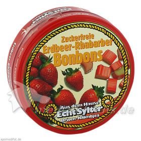 Echt Sylter Erdbeer-Rhabarber Bonbons zuckerfrei, 70 G – PZN 2496258 из Германии