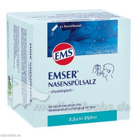 EMSER NASENSPÜLSALZ physiologisch Beutel, 50 ST – PZN 2579665 из Германии