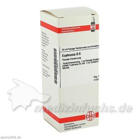 EUPHRASIA D 6, 50 ML – PZN 2898519 из Германии