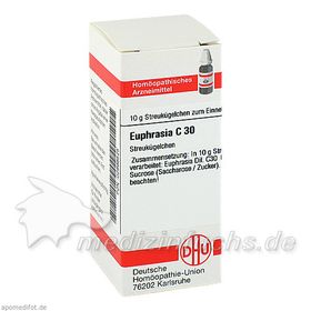 EUPHRASIA C30, 10 G – PZN 2898525 из Германии