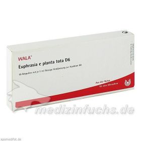 EUPHRASIA E PL TOTA D 6, 10X1 ML – PZN 2921572 из Германии